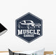 Vintage American Muscle Car Garage Wall Decal