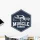 Vintage American Muscle Car Garage Wall Decal