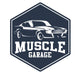 Vintage American Muscle Car Garage Wall Decal