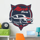 Vintage American Muscle Racing Car Wall Decal