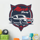 Vintage American Muscle Racing Car Wall Decal