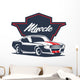Vintage American Muscle Car Wall Decal