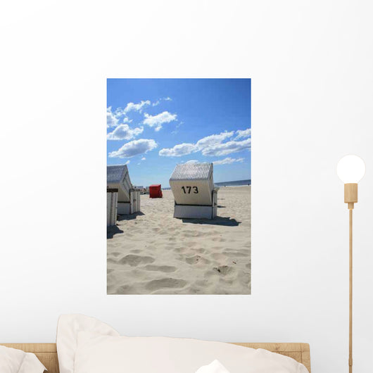 Beach Chairs Sylt Wall Decal