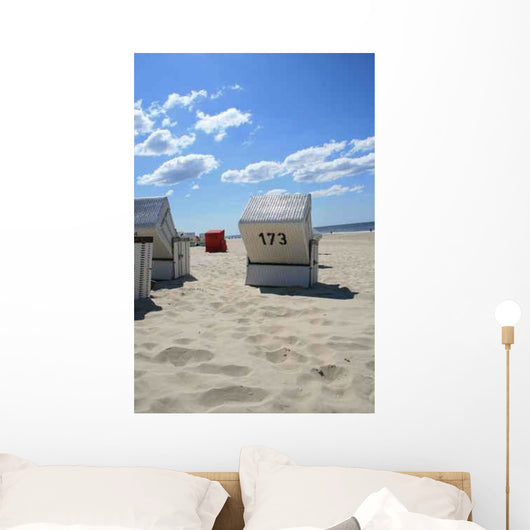 Beach Chairs Sylt Wall Decal