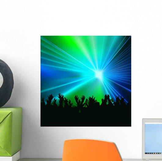 Disco Lights Wall Decal