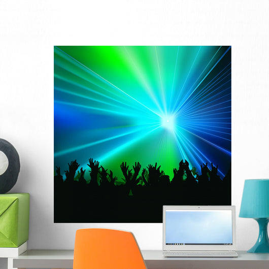 Disco Lights Wall Decal