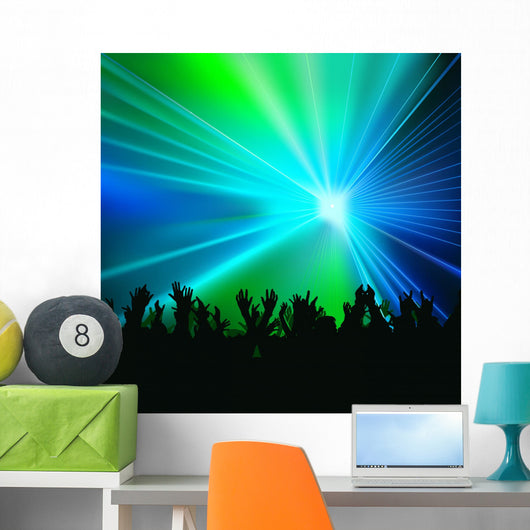 Disco Lights Wall Decal