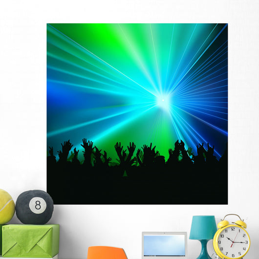 Disco Lights Wall Decal