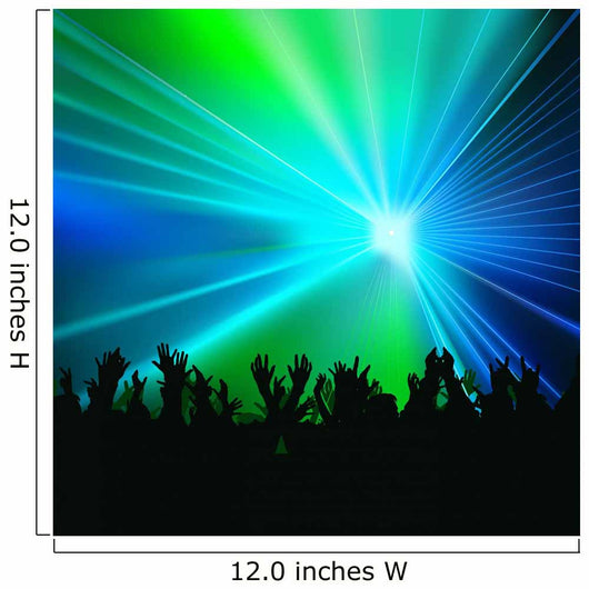 Disco Lights Wall Decal