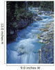 Clear Blue Falls Wall Decal