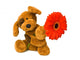 Toy Dog and Flower Wall Decal