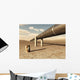 Pipeline Desert Wall Decal Design 2