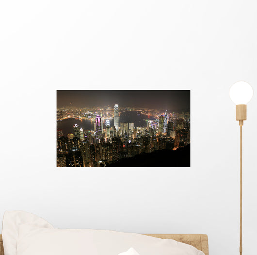 Hong Kong Skyline Wall Decal