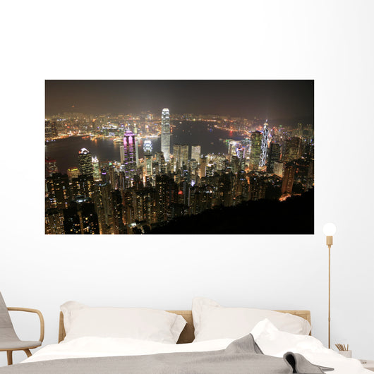 Hong Kong Skyline Wall Decal