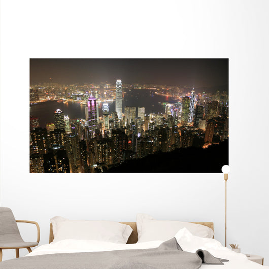 Hong Kong Skyline Wall Decal