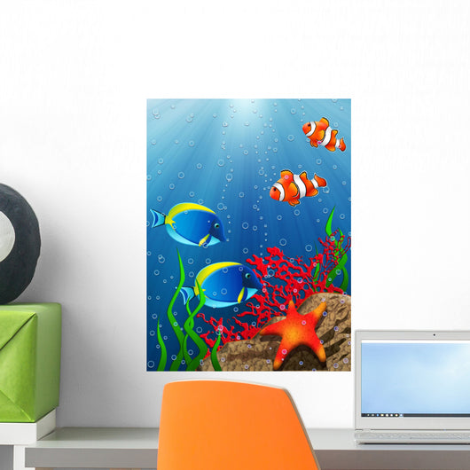 Coral Reef Wall Decal Design 1