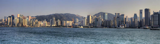 Hong Kong China Skyline Wall Decal Panoramic Wall Decal
