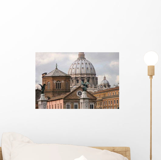 Roofs Rome Wall Decal