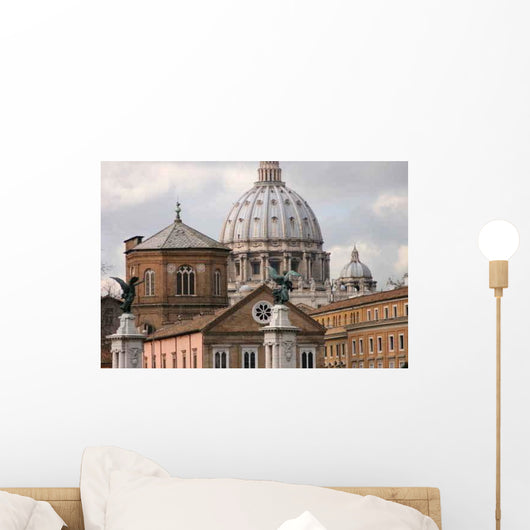 Roofs Rome Wall Decal