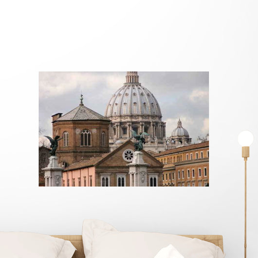 Roofs Rome Wall Decal