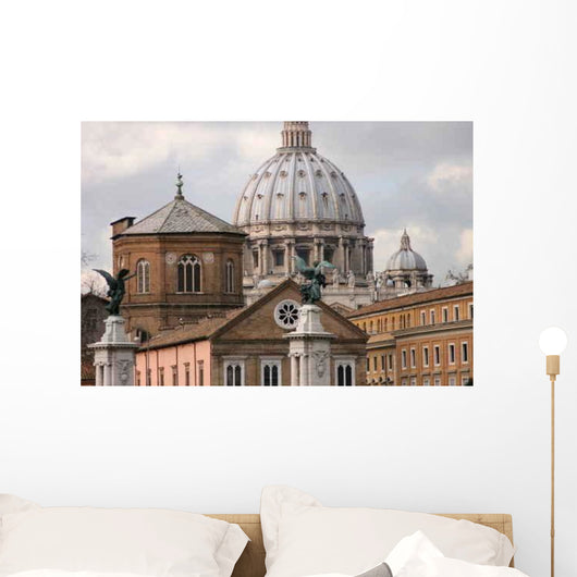 Roofs Rome Wall Decal