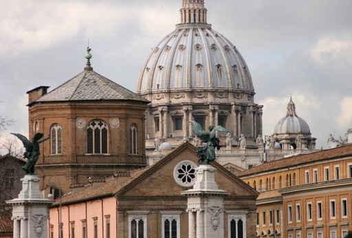 Roofs Rome Wall Decal