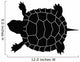 Black Turtle Silhouette Wall Decal