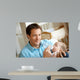 Man Feeding Baby Wall Decal