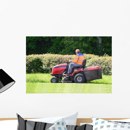 Mow Lawn Wall Decal
