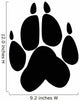 Paw Print Wolf Wall Decal