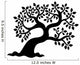Leafy Tree Silhouette Wall Decal