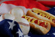 Hotdogs Baseballs American Flag Wall Decal