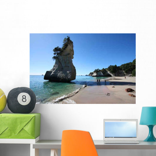New Zealand Cathedral Cove Wall Decal
