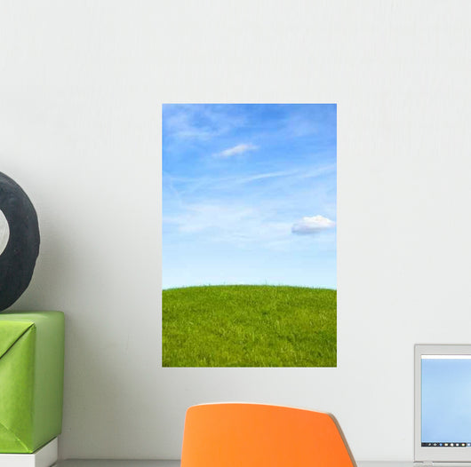 Grass Blue Sky 1 Wall Decal