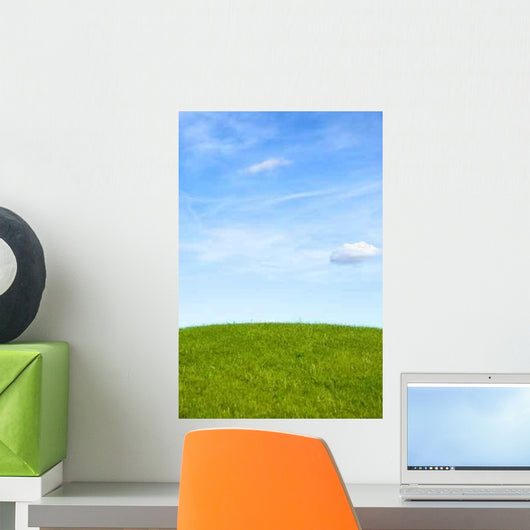 Grass Blue Sky 1 Wall Decal