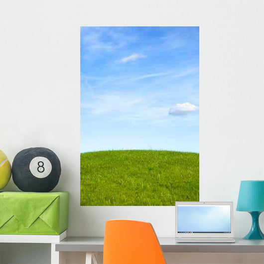 Grass Blue Sky 1 Wall Decal