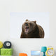 Grizzly Bear Growling Wall Decal