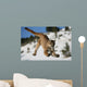 Mountain Lion Jumping Wall Decal