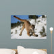 Mountain Lion Jumping Wall Decal