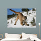 Mountain Lion Jumping Wall Decal