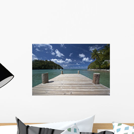 St Lucia Marigot Bay Wall Decal