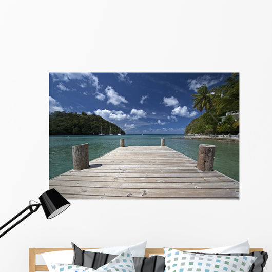 St Lucia Marigot Bay Wall Decal