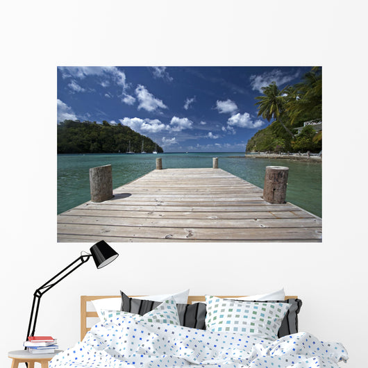 St Lucia Marigot Bay Wall Decal