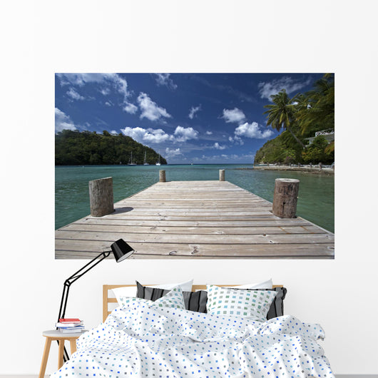 St Lucia Marigot Bay Wall Decal