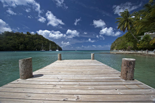 St Lucia Marigot Bay Wall Decal