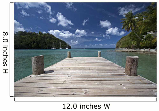 St Lucia Marigot Bay Wall Decal