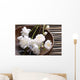 Bowl Cherry Blossoms Bamboo Wall Decal