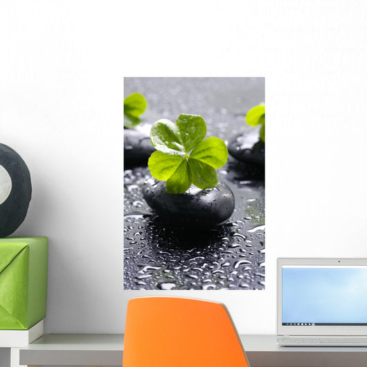 Zen Stones and Clover Wall Decal