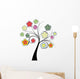 Retro Tree Wall Decal