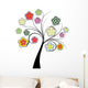 Retro Tree Wall Decal
